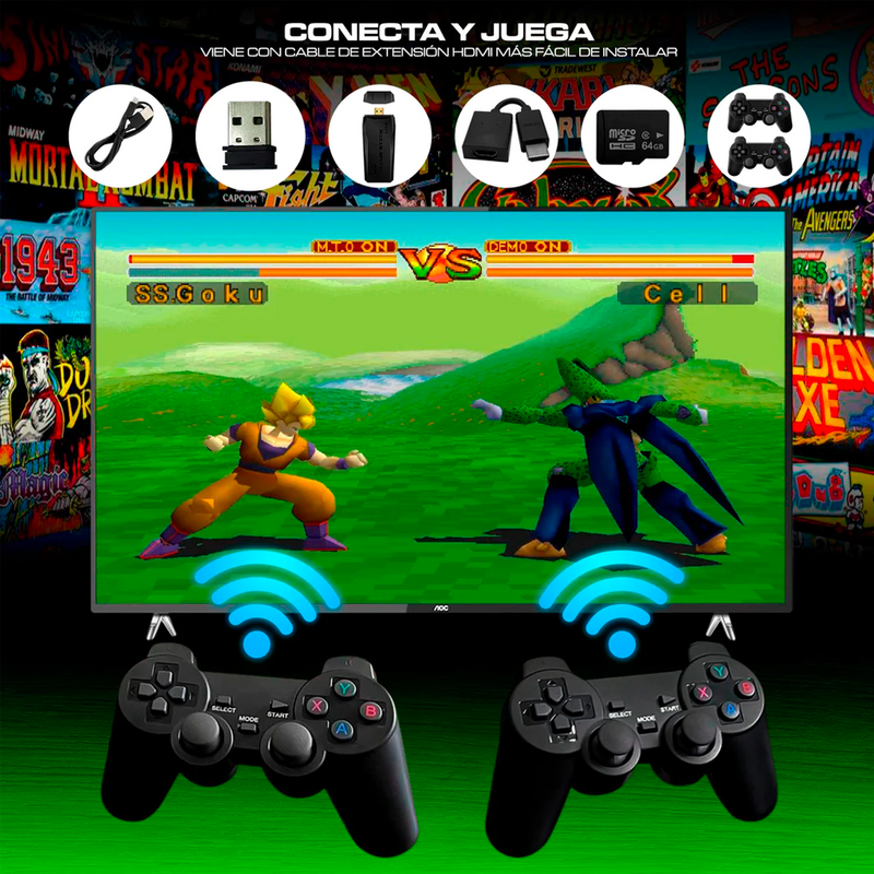 Consola de Videojuegos GameStick 4K - 20000 Juegos Retro